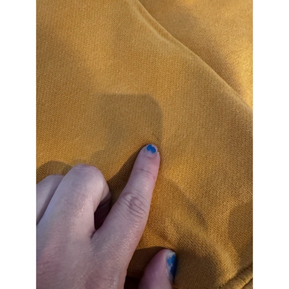 Vintage Jansport Emory & Henry‎ College Sweatshirt Crewneck Yellow Embroidered M - Picture 3 of 11